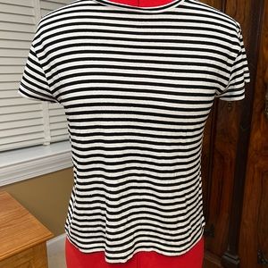 Vince Silk Blend Slub Tee - size S